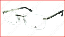 ZILLI Eyeglasses Frame Titanium Acetate Silver France Made ZI 60034 C07 - $783.03
