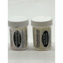 Lot of 2 Stampendous Embossing Powder Kaleidoscope Transparent EG020 &amp; EP030 - £8.94 GBP