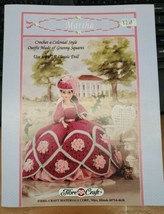 Crochet Pattern Fibre Crafts Martha Colonial Period Dress for 15' doll 1993 - $8.56