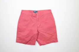 Vintage 90s Ralph Lauren Mens 36 Faded Flat Front Above Knee Chino Short... - £38.75 GBP