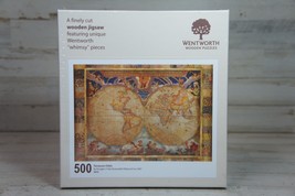 Wentworth Wooden Puzzle Terrarum Orbis - 500 Pieces - 3915 World Map Sealed OOP - £141.39 GBP