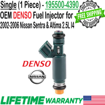 Genuine 1Pc Denso Fuel Injector For 2002, 03, 04, 05, 2006 Nissan Sentra 2.5L I4 - £28.12 GBP