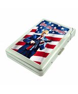Donald Trump 2024 L7 100's Size Cigarette Case Built in Lighter Metal Wa... - $21.73