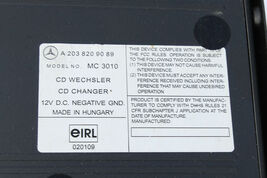 2002-2005 MERCEDES-BENZ C230 COUPE AUDIO RADIO CD DISC CHANGER K8407 image 9