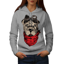 Wellcoda Shar Pei Pilot Womens Hoodie, Cute Dog Casual Hooded Sweatshirt - £28.90 GBP