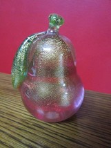 Iridescent PEAR Paperweight [pperwght] - $864.40 MXN