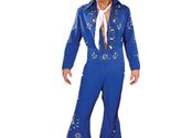 Men&#39;s Deluxe Elvis Jumpsuit Costume, Blue, Medium - £559.43 GBP+