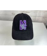 Vintage Northwestern Wildcats Black Snapback Hat Cap Made in USA - $27.06 CAD