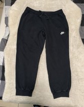 Nike Mens Black Athletic Gym Joggers Size XL Sweatpants Drawstrings  - $19.79