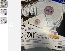 2 pk Avery T Shirt Transfers 6ea Printable Heat IRON Paper for Light Fab... - $31.71 CAD