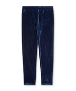 Polo Ralph Lauren Girls Velvet Leggings Navy ( 2T ) - $39.29