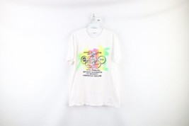 Vtg 90s Streetwear Mens Large Spell Out Beach Olympics Short Sleeve T-Shirt USA - $44.50