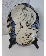 Lovers Bathers By Ken And Tina Riestere  Ceramics Centerpiece Signed 2005 - £62.27 GBP
