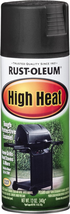 Rust-Oleum 7778830 High Heat Spray Paint, 12 Ounce, Bar-B-Que Black, 12 Fl Oz - £9.38 GBP