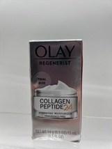 Olay Regenerist Collagen Peptide 24 Hydrating Moisturizer .5oz COMBINE SHIP - £6.26 GBP
