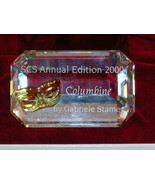 New Swarovski Crystal Columbine Plaque Annual Edition 2000 Harlequin Col... - $35.99