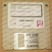 Vintage Apple Macintosh Disk Copy Version 6.3 on New 1.4mb Disk - $15.00