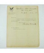 Theodore Roosevelt Signed Letter Ernest Eberhard Grand Conservatory Musi... - £1,045.55 GBP