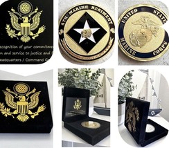 Us Marine Corps - 6th Marine Regiment Challenge Coin Usmc - £22.50 GBP