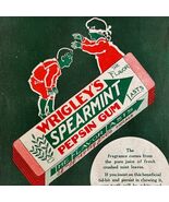 Wrigley&#39;s Spearmint Gum 1911 Advertisement Lithograph Dolly Jimmy DWCC17 - $83.60 CAD