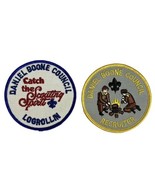 Vtg 1990s BSA Boy Scouts Daniel Boone Council Patch Lot of 2 Logrollin R... - $15.52 CAD