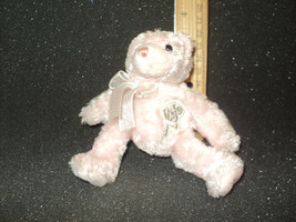 Gund Breast Cancer Life Small Bear Pink 5 1/2&quot; High, Standing Vintage - $6.89