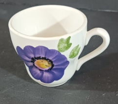 RICHARD GINORI Italy MONDOVI Demitasse ESPRESSO CUP PURPLE YELLOW Hand P... - £11.07 GBP