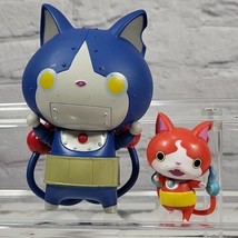 Yo Kai Watch Jibanyan Robonyan Vinyl Action Figures Lot Of 2 Anime Cats Hasbro  - £11.60 GBP