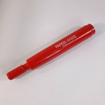 Vintage Papermate Permanent marker red El Marko Paper mate elmarko WORKS - $9.00