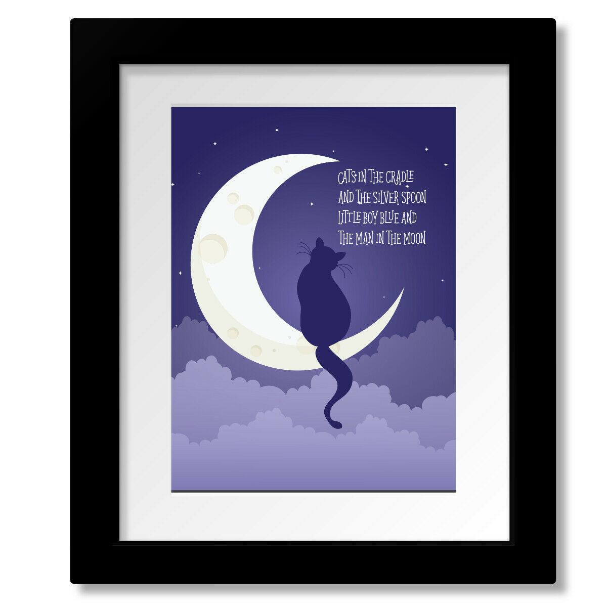 Cats in the Cradle - Harry Chapin - Music Art Song Lyric Print, Canvas or Plaque