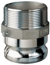 Kuriyama SS304-F250 Stainless Steel Part F Male Adapter x Male NPT, 2 1/2&quot; - £34.35 GBP