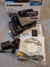 Panasonic HC-V100 Camcorder HD 10MP 90X Zoom Video Camera Digital Box Wo... - $108.89