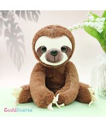 Beautiful sloth plush toy 25 centimetres sloth doll simulation gift clot... - £13.76 GBP