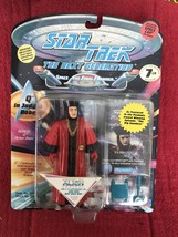 Q In Judge&#39;s Robe Star Trek TNG MOC Playmates Action Figure 1994 - £15.15 GBP