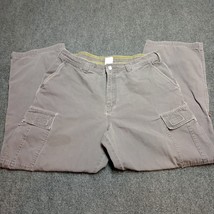 The North Face Cargo Convertible Roll Tab Jeans Men 34 Gray Shorts - $27.67