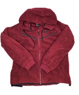 Nike Tech Fleece Sherpa ICON Wind Runner Full Zip Jacket Hood Red AQ2767... - $53.45