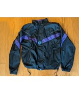 Asics HTF Track Windbreaker Jacket Nylon Polyester Blue Black HT 03 RN 6... - $54.14 CAD