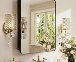 Bathroom Medicine Cabinet Mirror 16x24" Aluminum Recessed/Surface Adjust... - $128.65
