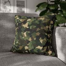 Classic Camo | Camouflage Wrap | Traditional Camo - Spun Polyester Square Pillow - £26.88 GBP+