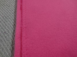 1690. Solid Hot Pink Fleece Home Decor Or Craft Fabric - 58&quot; X 11/2 Yds. - £7.39 GBP