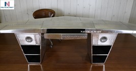 Airplane Vintage Aluminum Aviator Wing Desk Coffee Table Industrial Decor - £2,394.27 GBP