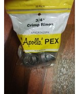 Apollo PEX Crimp Ring, 3/4 Inch, 3/4&quot; / 0.75&quot; 25 Pack APXCR3425PK - $187.97 MXN