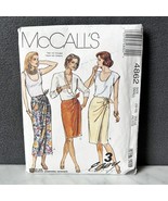McCall&#39;s Mock Wrap Skirt in 3 Lengths Sewing Pattern #4862 Misses&#39; Size ... - $174.14 MXN