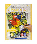 Junior Small Paint By Number Kit 8.75&quot;X11.75&quot;-Majestic Macaws - $13.85