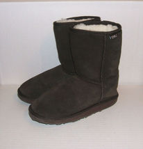 EMU Women’s BRONTE LO Dark Brown Suede Leather Shearling Winter Boots 7 ... - $27.99