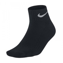 One Pair Nike Ankle Everyday Plus Socks Black Men 8-12 Women 10-13 DRI-FIT Mid - £8.62 GBP