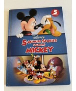 5-Minute Stories Starring Mickey - Hardcover By Disney  Mickey Minnie Pluto - $4.00