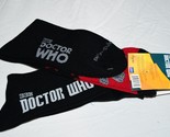 DOCTOR WHO WEEPING ANGELS 2 PAIR PACK OF CREW SOCKS sz 9-13 Rare w5a - £17.89 GBP