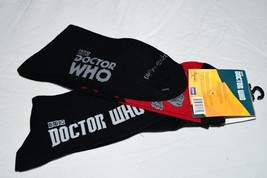 Doctor Who Weeping Angels 2 Pair Pack Of Crew Socks Sz 9-13 Rare w5a - £17.83 GBP