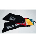 DOCTOR WHO WEEPING ANGELS 2 PAIR PACK OF CREW SOCKS sz 9-13 Rare w5a - £17.77 GBP